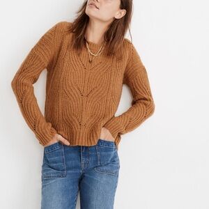 Madewell Charley Sweater in Heather Honeysuckle